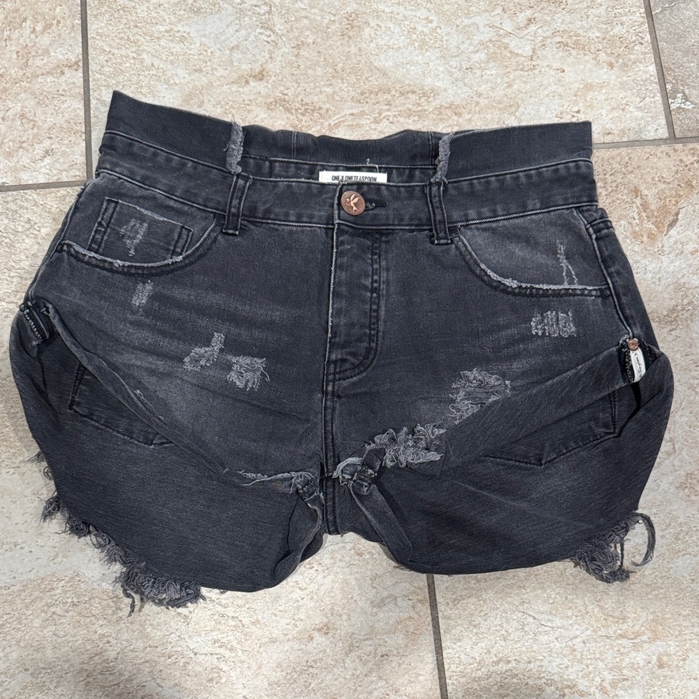 One Teaspoon Jean Shorts Size 27